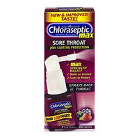 Chloraseptic Max Strength Spray, Wild Berries, 1-Ounce Packages (Pack of 4)