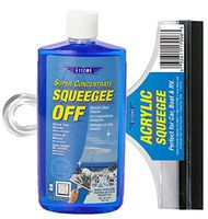 Squeegee-Off Window Cleaning Soap (16 Oz) and Acrylic Squeegee (6 Inch)