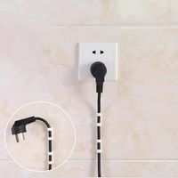 Lome123 Self-adhesive Wire Organizer Fixed Clamp Computer Data Cable Storage Finisher