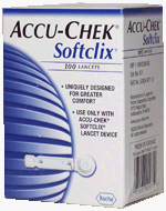 Accu-Chek Softclix Lancets, 100/Box