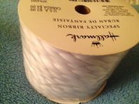 Hallmark White Roping Specialty Ribbon 10 Yds