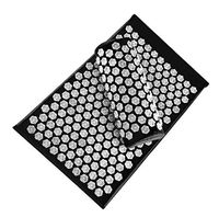 Massager Cushion Acupuncture Sets Relieve Stress Back Pain Acupressure Mat/Pillow Massage Mat Rose Spike Massage and Relaxation,F