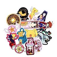 15pcs Card Captor Cartoon Funny Kids Toy Sticker for DIY Phone Luggage Laptop Motorcycle Phone Waterproof Sticker