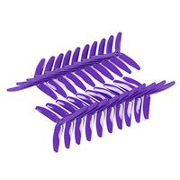 BangBang 10 Pairs Kingkong 5040 5x4x3 3-Blade Single Color CW CCW Propellers for FPV Racer (10 Pairs: Color Purple)