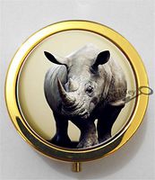 BlackKey Rhino 3-Compartment Decorative Pocket Gift Box Case Organizer for Pill, Color 2 -2265