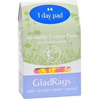 2Pack! Gladrags Color Cotton Day Pad - 1 Pack