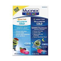 Mucinex Children's Multi-Symptom Day & Night Cold Relief Liquid,2x4oz