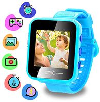 Binteng Toys for 4-8 Year Old Kids Smart Watch for Kids smartwatch with Camera Pedometer USB Charging Kids Watches Games Best Christmas Birthday Gifts for Boys Girls (Light Blue)