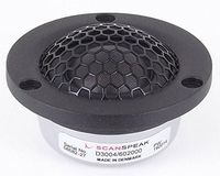 Scan-Speak Illuminator D3004/6020-00 1" Textile Dome Tweeter, 4 ohm