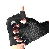 Unisex Great Labor Day Fingerless Gloves for Arthritis & Carpal Tunnel Pain Relief