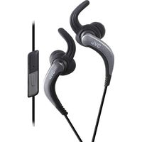 JVC Extreme Fitness Earbuds with Microphone (Black)