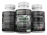 Power Garcinia Cambogia 100% Pure | Optimum Strength | 500 mg 60 ct Veggie Capsules | 60% HCA