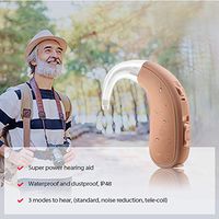 QT S Digital Super Power Hearing Amplifier for Adults & Seniors - Crystal Clear Sound Hearing with Digital Noise Reduction Fit for Light, Moderate & Severe Hearing Loss 3 Modes - AFC, WDRC & 2 Battery