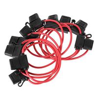 Standard Blade Inline Fuse Holder Splash Proof DC 12V 40A For Car Bike