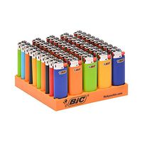 BIC mini Classic Lighter, Assorted Colors, 50-Count Tray