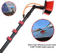 Window Clean 6M Washing Set Equipment Telescopic Extension Pole Cleaning Kit Suitable for Window Cleaning, Photovoltaic Panel Cleaning, Trucks,5.4m