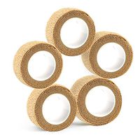 5PCS 2.5cm × 5m Self Adherent Cohesive Wrap Bandages Medical Health Care Treatment Gauze for Wrist Stretch Athletic Tape