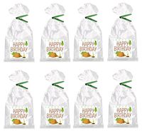Camping Forest Happy Birthday Party Favor Bags with Ties - 12pack