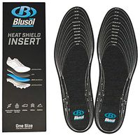 Blusol Shoe Inserts - Burning Feet Relief - NASA Grade Technology, Easily Adheres to Cleat Insoles to Protect Feet from Hot Surfaces - Soccer, Football, Lacrosse - for Men, Women - One Size Fits All