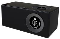 iHome Bluetooth Stereo Executive Music Station, Black (IBN10BC)