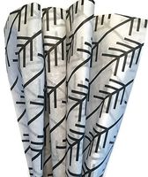 Printed Tissue Paper for Gift Wrapping with Design (Black Arrows on White) - Decorative Gift Tissue Paper, 24 Large Sheets (20x30)