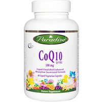Paradise Herbs, CoQ10, Q-Veg, 100 mg, 60 Liquid Veggie Caps - 2pc