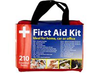 First Aid Kit in Easy Access Carrying Case - Pack of 2
