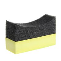 Forgun Car Professional Tyre Tire Dressing Applicator Curved Foam Sponge Pad