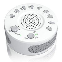 White Noise Machine,Sound Therapy Machine with Featured 9 Scientific Soothing Natural Sounds for Baby and Sleep,Office,Relaxation,3 Timer Options and Green NightLight (4.92.19)