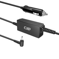 CYD laptop car charger 65w replacement for lenovo ideapad 320s-14ikb 320s-15ikb 110-17ikb 80vk 110-17acl 310 310s 320 510 510s 520 520s 710s 720s 120s 3.3ft notebook power ac adapter supply cord cable
