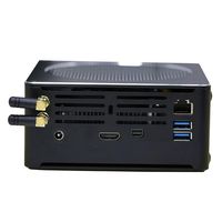 Mini PC,Desktop Computer,with Windows 10 Pro/Linux Ubuntu Support,Intel Core I7 8750H,(Black),[HUNSN BY01],[Mini DP/HDMI/LAN/4USB3.0/WiFi/BT4.0/2SODIMM DDR4/M.2 2280],(Barebone System)