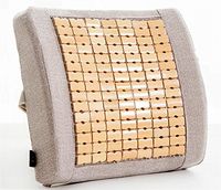 Klumart Lumbar Support, Comfortable and Adjustable Breathable Black Mesh Back Cushions for Any Car Seat, D