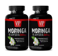 Moringa oleifera - Moringa OLEIFERA Extract 1200mg - Reduces Obesity - 2 Bottle 120 Capsules