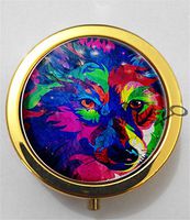 BlackKey Different Animals 3-Compartment Decorative Pocket Gift Box Case Organizer for Pill, Color 2 -1918