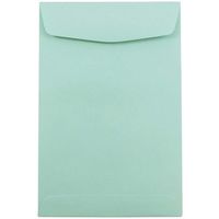 JAM PAPER 6 x 9 Open End Catalog Premium Envelopes - Aqua Blue - 50/Pack