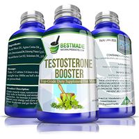 Testosterone Booster Top-Grade Dietary Supplement for Men, 300 pellets, Boosts Energy Levels Within Days, Improves Libido and Helps Build Muscle Mass