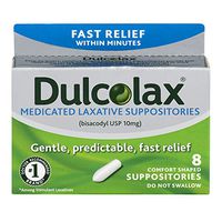 Dulcolax Laxative Suppositories 8 ea (Pack of 3)