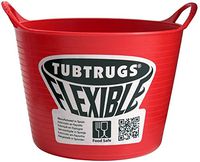 Tubtrugs SPMICR Flexible Red Micro .37 Liter/12.5 Ounce Capacity