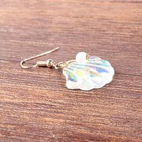 1set Fresh Statement Personalized Charm Wind Shell Women Pearl Earrings Pearl Best Jewerly Fine Accessories Fashion Stylish Design Novelty Pendant Girls Prom