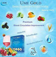 UME Gold Supplement Lose Weight Natural Detox 1 Box 10 Sachets