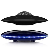 NFY Maglev UFO Sound Subwoofer Suitable Microphone Magnetic Levitation LED Flash Bluetooth Speaker Wireless Floating Rechargeable