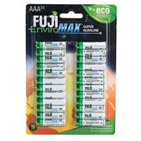 Fuji J10-4400CL24 Enviromax AAA Digital Alkaline Batteries (24 Pk), One Size Fits All, White
