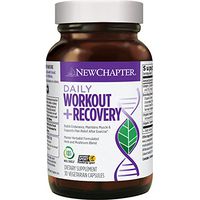 New Chapter Pre Workout, During Workout & Post Workout Supplement - Daily Workout + Recovery for Everyday Fitness - 30 Vegetarian Capsules