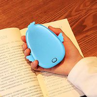 Winter Warm Hand Warmer USB Hand Warmer Dual-use Two-in-one Hand Warmer-Little Angel Hand Warmer Sapphire Blue 3600 mAh