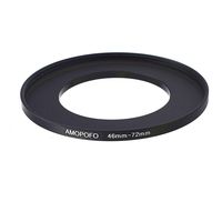 Universal 46 to 72mm /46mm to 72mm Step Up Ring Filter Adapter for Canon NEX FX M4/3 UV,ND,CPL,Metal Step Up Ring