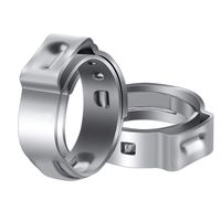 LOKMAN 50 Pack 3/4 Inch PEX Cinch Clamps, Stainless Steel Pinch Clamps Cinch Rings for PEX Tubing Pipe Fitting Connections (3/4 Inch)