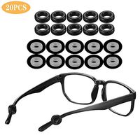 20 PCS Premium Grade Eyeglasses Temple and Eyeglass Retainer, Anti-Slip Round Comfort Glasses Reading Glasses, Sunglasses