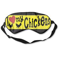 Sleep Mask I Love My Chickens Eye Cover Blackout Eye Masks,Soothing Puffy Eyes,Dark Circles,Stress,Breathable Blindfold For Women Men