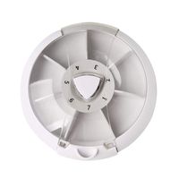 HEALLILY Weekly Pill Organizer Travel 7 Day Pill Box Case with Compartments to Hold Vitamins Cod Liver Oil Supplements and Medication