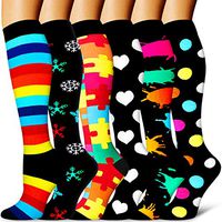 Compression Socks for Women & Men-Best for Running,Nurse,Travel,Varicose Veins,Maternity,Pregnant,Flight Socks